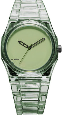 D1 MILANO NYBJ04 NYLON Quartz Green Dial Analog Watch  - For Men & Women