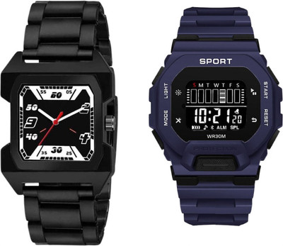 Brostin New Trendy Look Analog-Digital Men's Combo Watches Analog-Digital Watch  - For Men