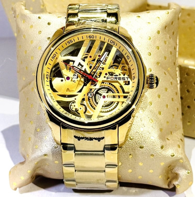 elivor Mechanical Men's Watch Stainless Steel Automatic Skeleton Watch ELIVOR FASHION Mechanical Men's Watch Stainless Steel Automatic Skeleton Watch Analog Watch  - For Men