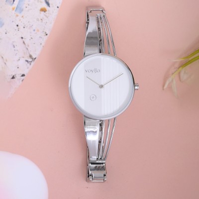 Voylla Silve Cutwork Dial Analogue Quartz Movement Analog Watch  - For Women