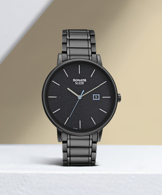 SONATA NP7131NM02 Sleek 4 Analog Watch  - For Men