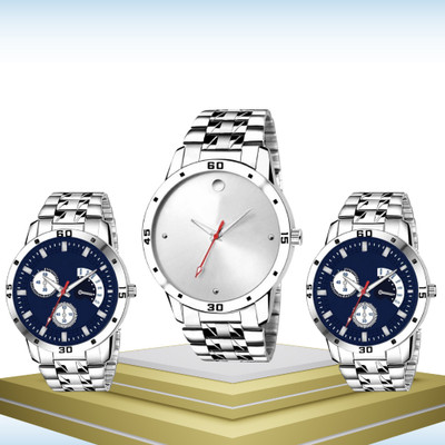 MAHAKAPI Trendy Combo - Pack3 Analog Watch Analog Watch  - For Men