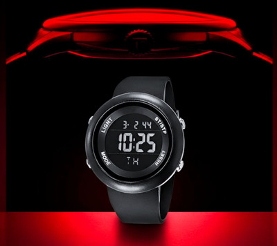 SUBERA Silicone Strap Digital Waterproof,Scratchproof,Sport Silicone Strap Digital Waterproof,Scratchproof,Sport Digital Watch  - For Men