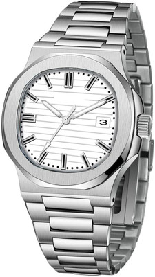 luxurit Mens-LRLX144 Formal-wear Date Functioning Series Square Dial Boys Watch with Quartz Mechanism Analog Watch  - For Men