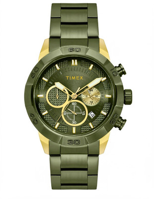 TIMEX Chronograph Green Dial Analog Watch  - For Men