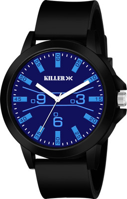 KILLER KL-9608-BLUE Big Dial Analog Watch  - For Men