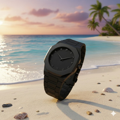 Fanish fashion Analog Watch - For Men & Women POLYCARBON Black Dial Q-uartz01 ANALOG WATCHES SERIES Analog Watch  - For Men & Women