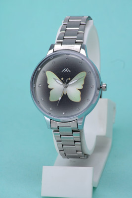 ZANZEER High Quality Fancy Solid Designer Shine Round Dial Stainless Steel Belt High Quality Fancy Solid Designer Shine Round Dial Stainless Steel Belt Analog Watch  - For Women