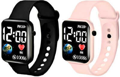 asep New Generation LED Digital Watch LED Square Watch For Boys and Girls Digital Watch  - For Boys & Girls