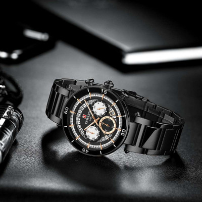 Reward Black Color Analog Watch For Men Analog Watch  - For Men