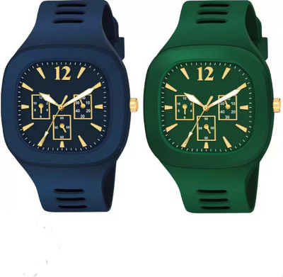 Om Collection Om Collection Combo of 2 Analog Watch Special Summer Collection Analog Watch  - For Men