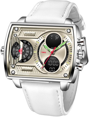OVERFLY FOX BOX 3 Time Zones Chronograph Luxury Analog Watch  - For Men