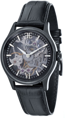 Earnshaw ES-8061-05 Bauer Shadow Skeleton Mechainical Analog Watch  - For Men