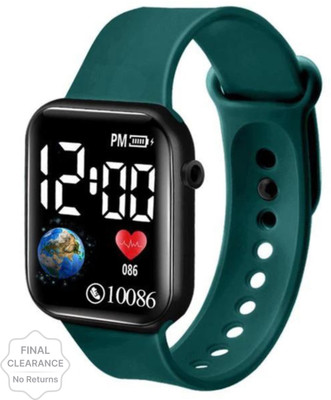 Prozo New Generation Black LED Display Top Latest Design In Market Digital Watch  - For Boys & Girls