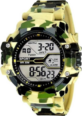 RareEagle Sport Watch Ultra Watch with Led square & Water Resist Feature Digital Watch Digital Watch  - For Boys