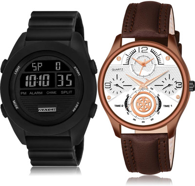 TIMETRANSELEVATE DG81-BA156 Analog-Digital Watch  - For Men