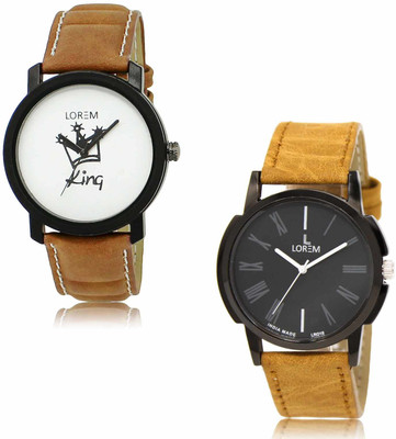 LOREM OE-LR18-LR19 Analog Watch  - For Men