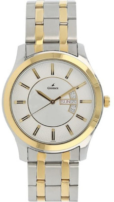 Giomex 1627 Daul Tone Silver Premium Addition Analog Watch  - For Men