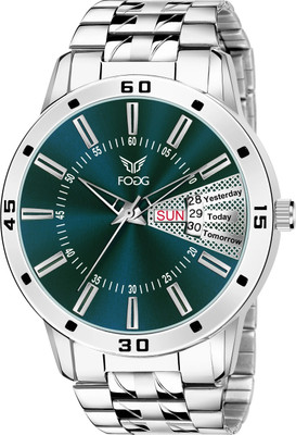 FOGG 2038-OLIVE 2038-OLIVE DAY & DATE Analog Watch  - For Men