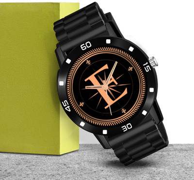 FEMEO E-AVO-BLK-CDBLK-1 Heritage Collection E Black Strap Watch for Man & Boys Analog Watch  - For Men