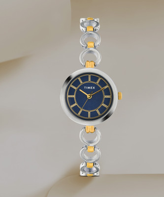 TIMEX Blue-Dial Analog Watch  - For Women