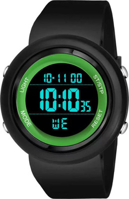 house of common GREEN RING Multi-Function Waterproof Sports Boys Digital Watch- For Men & Boys Digital Watch  - For Men