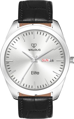 Walrus Walrus Silver Dial Analog Vegan Leather Strap Wrist Watch For Men INC-XXXIV Analog Watch  - For Men