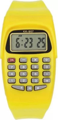 TAIFUN Yellow calculator Square Fancy Analog for Baby Boys and Baby Girls New Digital Watch Digital Watch  - For Boys & Girls