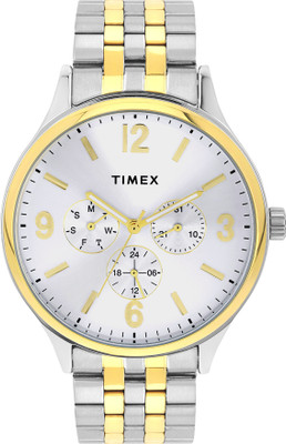 TIMEX TWEG18441 Silver Round Dial Quartz Analog Watch  - For Men