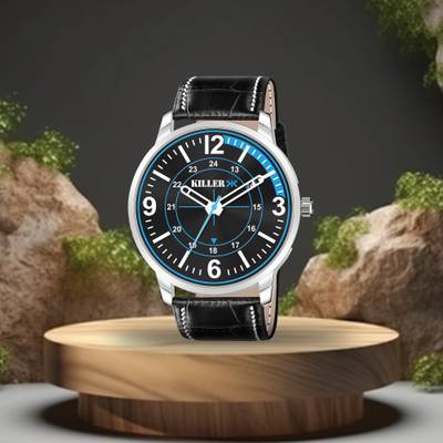 KILLER KL-9405-BLUE Big Dial Analog Watch  - For Men