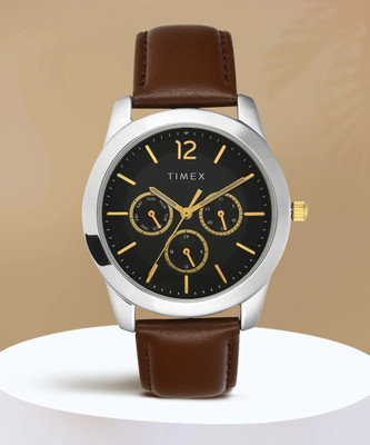TIMEX Multi Function Black Dial Analog Watch  - For Men