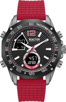 Kenneth Cole Reaction New Collection Black Round Dial Analog-Digital Watch  - For Men