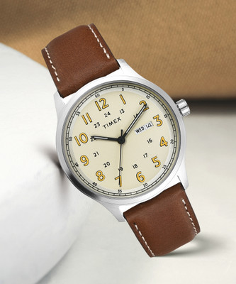 TIMEX Champagne Dial Analog Watch  - For Men