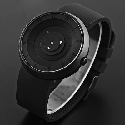 TOOVUS Trendy Black Analog Watch for Men | Modern Minimal Dial | Casual Wear SHR Collection Trendy Black Analog Watch for Men | Modern Minimal Dial Analog Watch  - For Boys