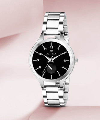 Aurex AWESOME BLACK DIAL GIRL'S Analog Watch  - For Women