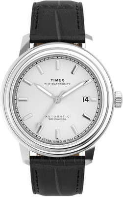 TIMEX TW2Y22900UJ TIMEX Waterbury Silver Round Dial Analog Watch  - For Men