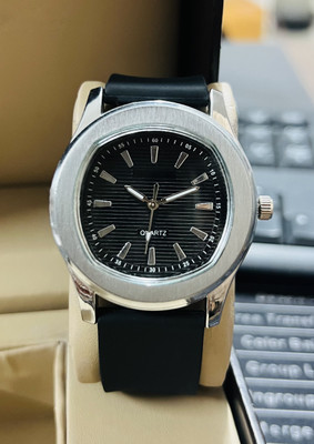 ZETWAL NSM-14-BLACK Elegant Men & Boys Analog Wrist Watch | Quartz | Silicone Strap | Stylish piece Analog Watch  - For Boys