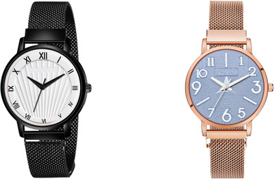 Comapct Entarprise MT-229_MT-246 New Trandy Girls Analog Classique Dial Silver Strap Quartz Watch Analog Watch  - For Girls