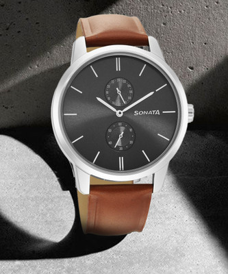 SONATA 7139SL05 - SDM507- SONATA -VERSATYLE II Analog Watch  - For Men