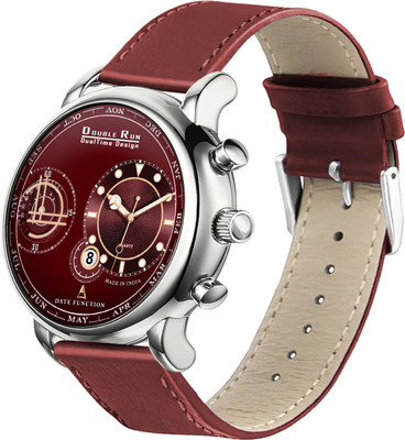 DoubleRun Analog Watch  - For Men