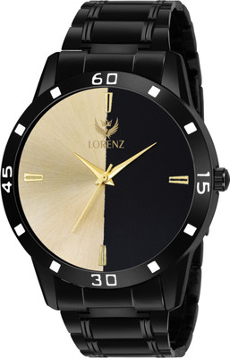 LORENZ MK-2095W Lorenz Black Dial Mens Watch | Watch for Boys- 2095W Analog Watch  - For Men