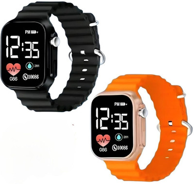 Timofy Digital Watch for Kids Boys Girls Lightweight Fashionable Trend Solid Colour Digital Watch For Kids Digital Watch  - For Men