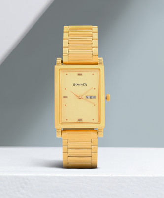 SONATA NP7058YM05 Analog Watch  - For Men
