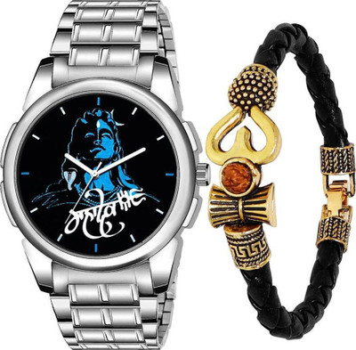 MAHAKAPI Steel Watch Combo Of God-Mahadeva Photo Steel Watch Combo Of God-Mahadeva Photo Analog Watch  - For Men