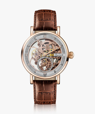 Ingersoll I00401B Automatic Rose Skeleton Dial With Lifetime Warranty Analog Watch  - For Men