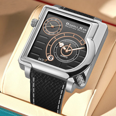 DoubleRun Analog Watch  - For Men