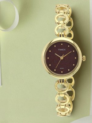 TIMEX Purple-Dial Analog Watch  - For Women