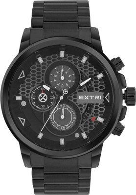 EXTRI New Collection Mens Chronograph Black Dial Analog Watch  - For Men