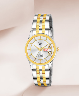 FOGG 4517-SL Fogg Elite Series Gold Platted Premium Analog Watch  - For Women