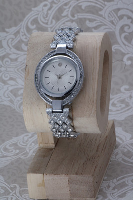 ZANZEER Attractive Diamond Model Round Dial Designer Metal Chain Attractive Diamond Model Round Dial Designer Metal Chain Analog Watch  - For Men